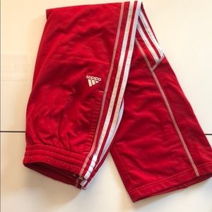 NWOT Men’s Red Adidas Sweat Pants Size M